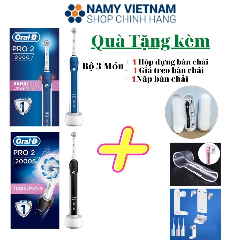 [Bảo Hành 12 Tháng] Bàn chải đánh răng điện , oralb ❤ FREESHIP ❤ Máy đánh răng điện,Bàn chải điện oral b, Niềng răng