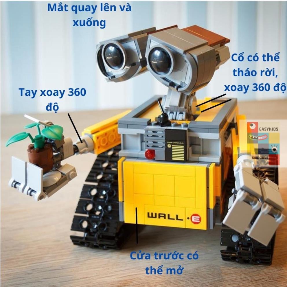 Wall E, Bộ đồ chơi xếp hình Robot người máy Wall E
