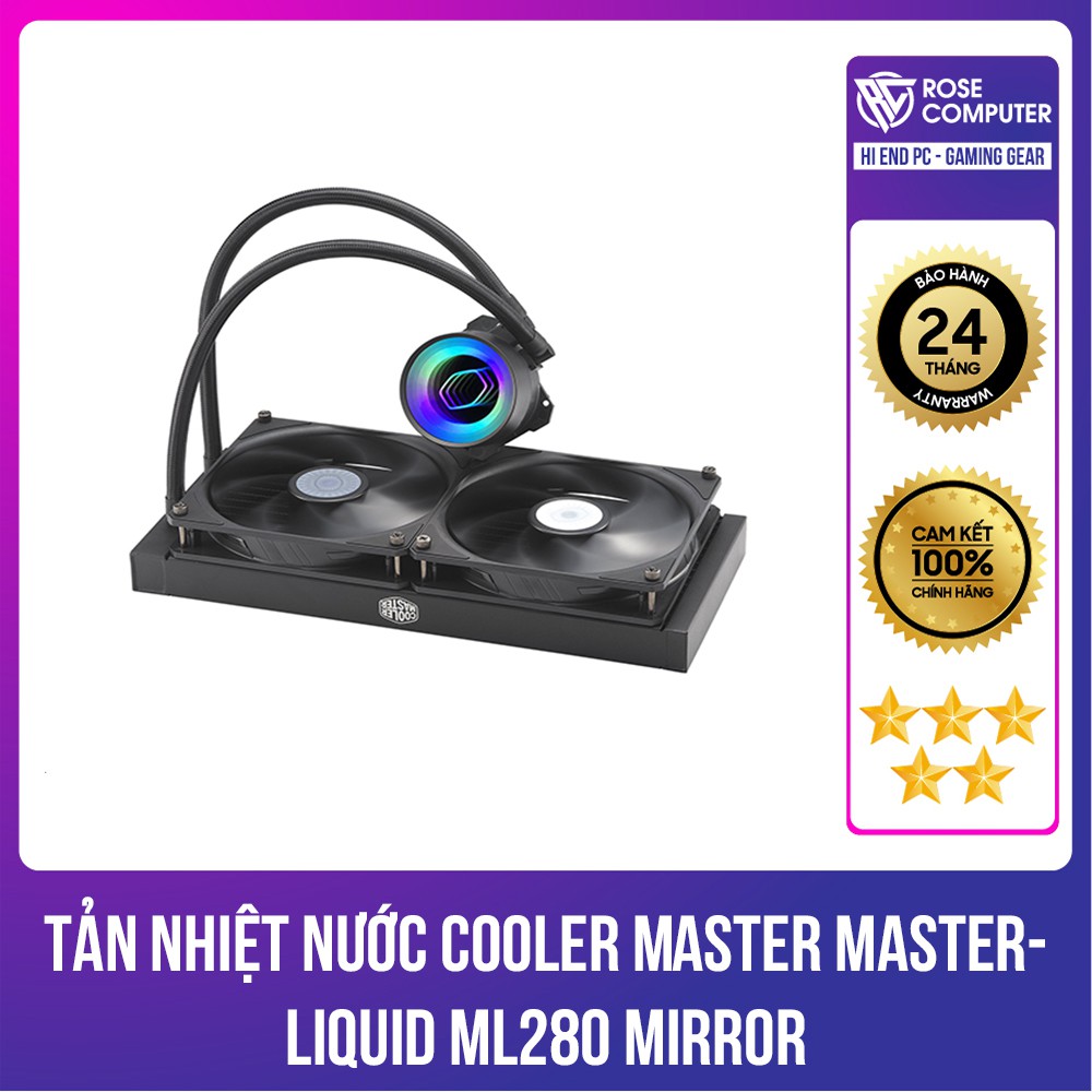 Tản nhiệt nước Cooler Master MASTERLIQUID ML280 MIRROR
