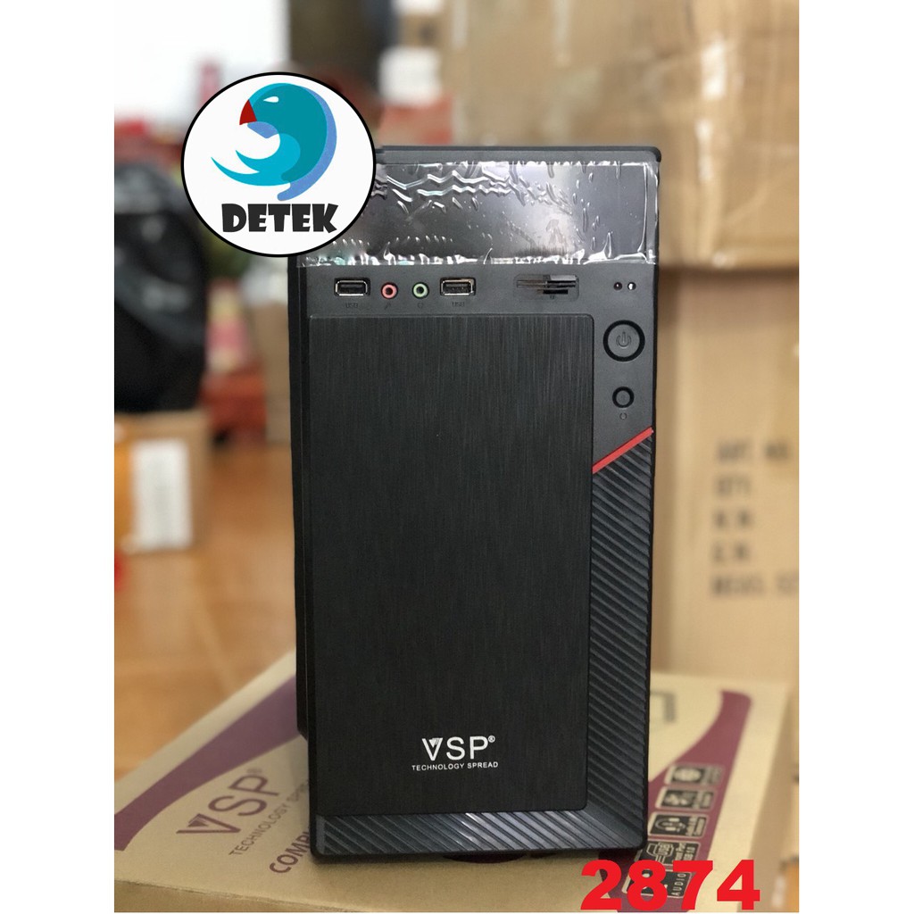 [Mã SKAMSALE03 giảm 10% đơn 200k] Thùng Máy Tính Case VSP 2874 (mATX) (KHT)