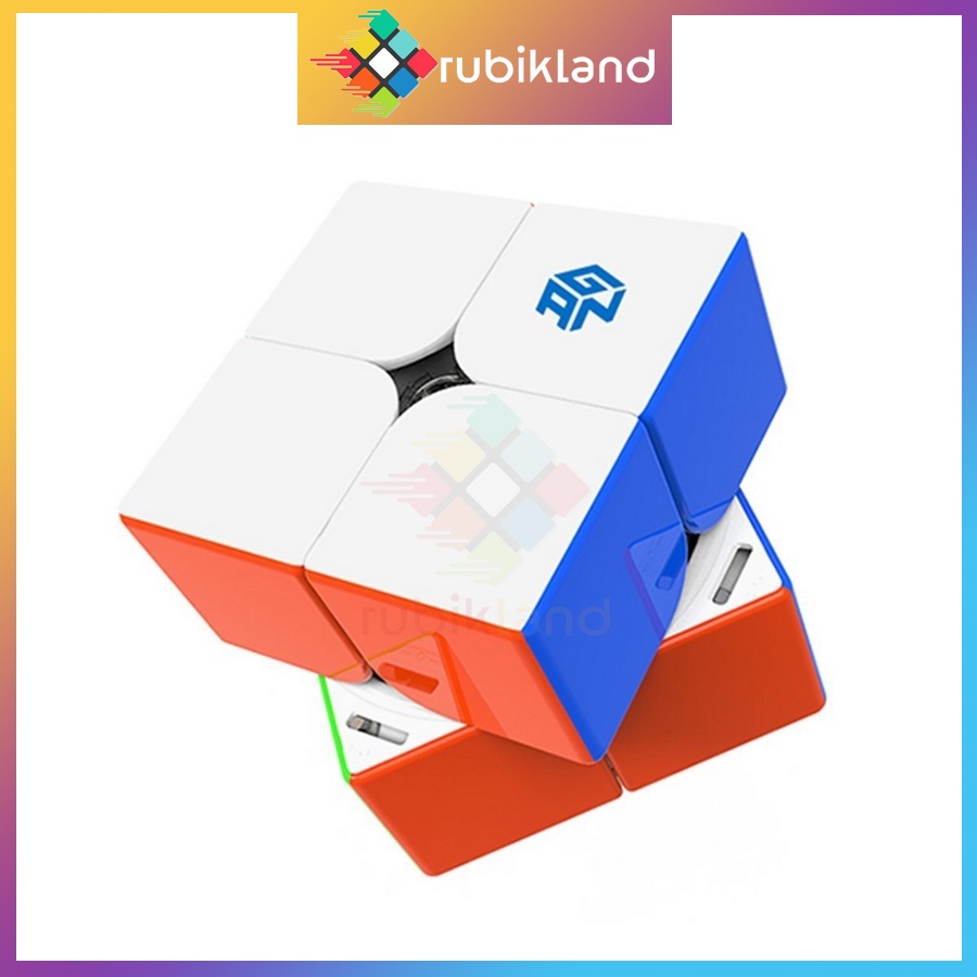 Rubik Gan 251 M Leap Gan 251M Leap Nam Châm Flagship Rubic Gan 2x2 2 Tầng Stickerless Đồ Chơi Trí Tuệ Trẻ Em