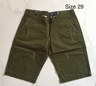 Quần short kaki xước Aber