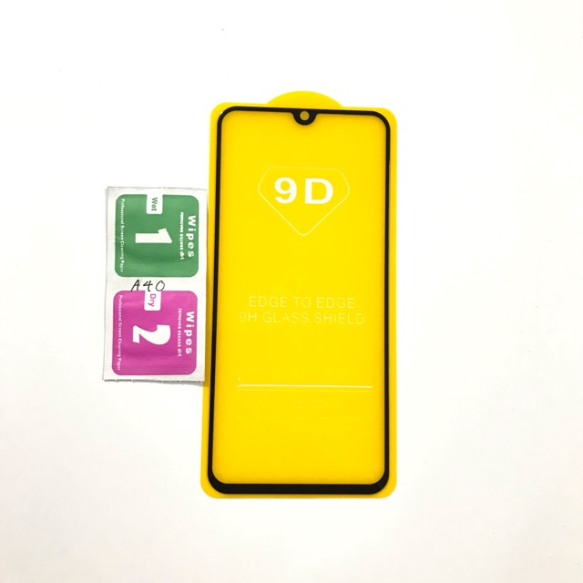 Kính cường Lực 9D Samsung A40 2019 cao cấp
