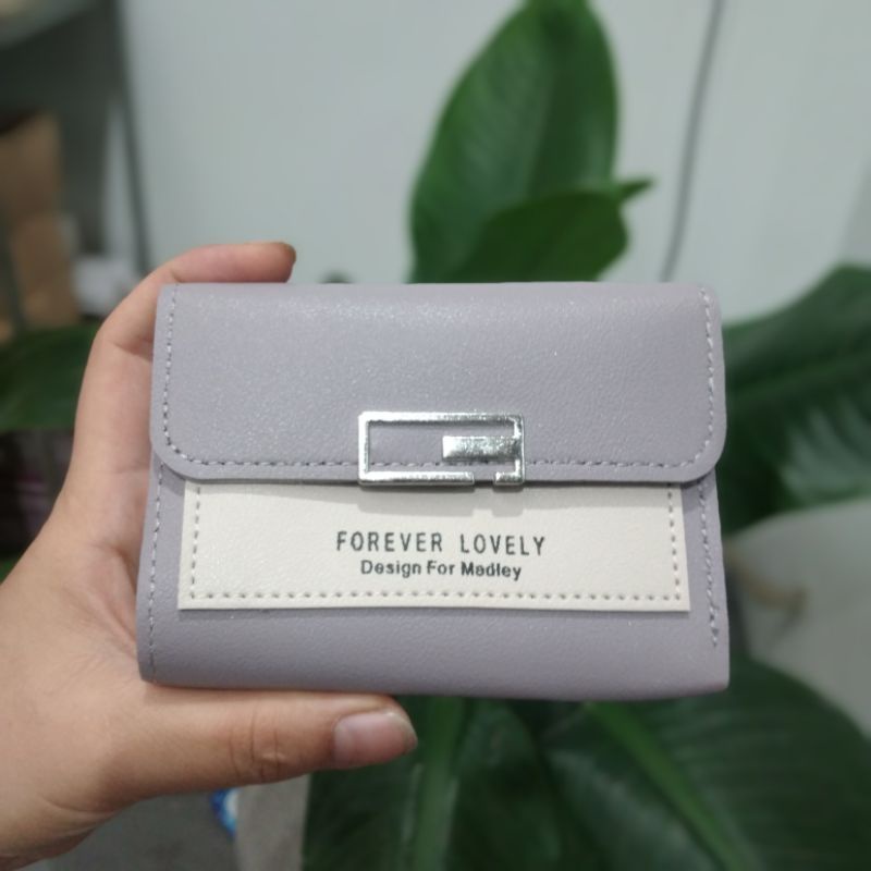 Ví nữ in chữ forever lovely