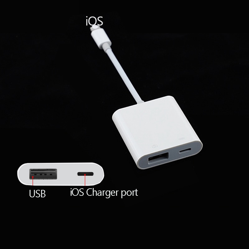 Bộ Chuyển Đổi OTG Vitog Truyền Dữ Liệu Từ Cổng Lightning Sang 3 Cổng USB Máy Ảnh Cho IPhone IPad Bàn Phím