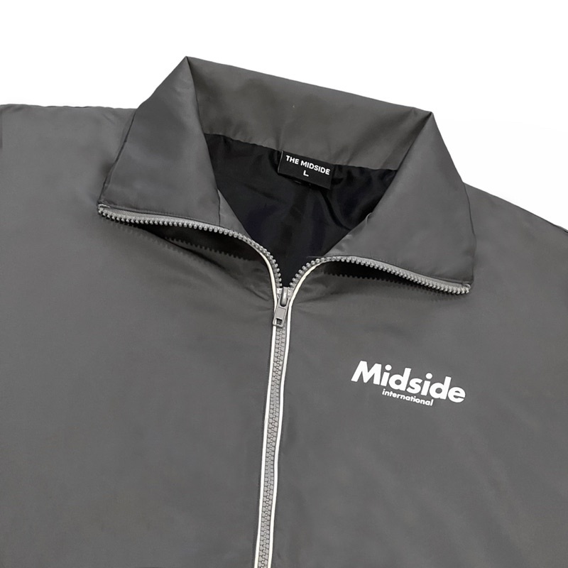 ÁO MIDSIDE TRACKSUIT JACKET ( ĐEN &amp; XÁM )