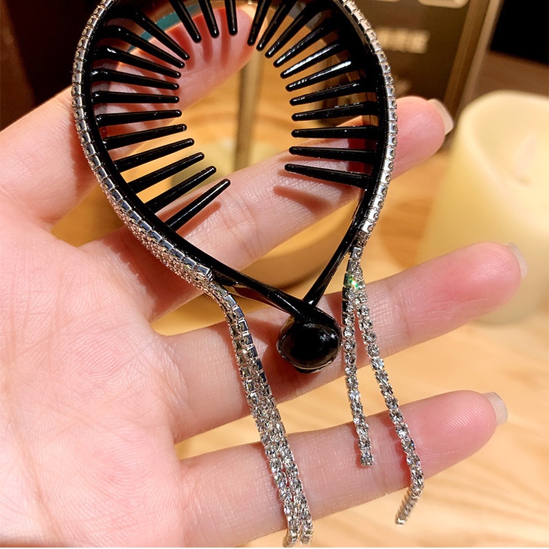 Dây Buộc Tóc Đính Đá Lấp Lánh Thời Trang Hàn Quốc