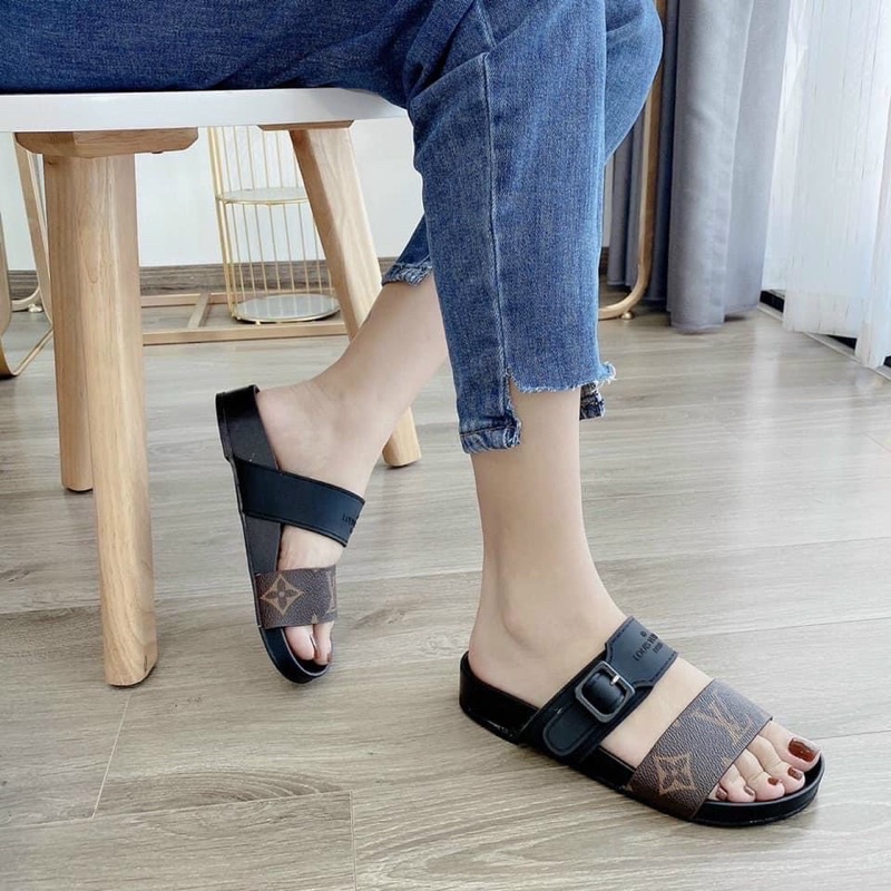 Dép lê mềm êm đế 2cm đi êm chân