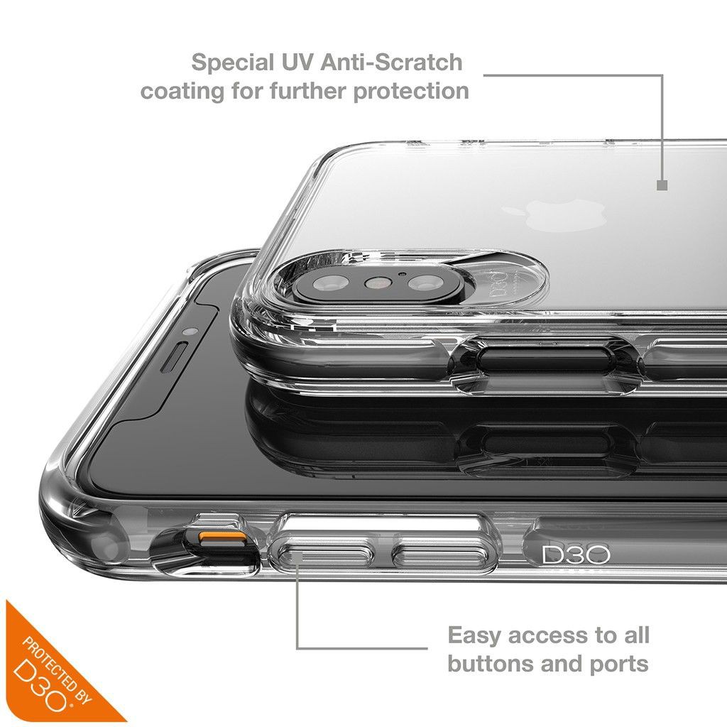 Ốp lưng Gear4 Piccadilly chống sốc lên đến 4m - Công nghệ độc quyền D3O - Mỏng nhẹ thời trang dành cho iPhone