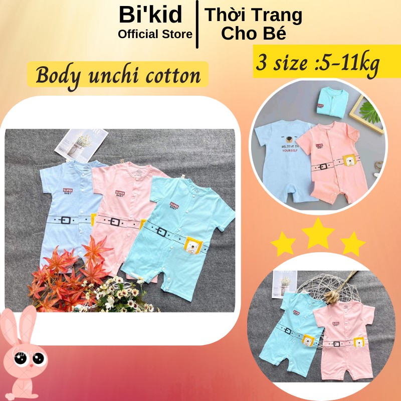 Body đùi cộc tayFREESHIPBody đùi cộc tay Unchi cotton mềm thấm hút