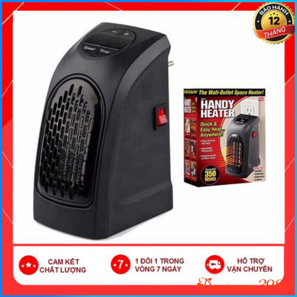 [XẢ KHO] 💥[FREESHIP+ CÓ VIDEO]💥 Quạt sưởi có hẹn giờ Handy Heater Hàng Chính Hãng💥BẢO HÀNH 12 THÁNG💥SIÊU HOT💥