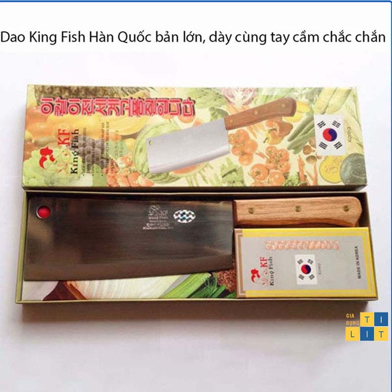 Dao King Fish Hàn Quốc chặt xương,thịt,cá...,giúp người nội trợ thuận lợi hơn khi chế biến món ăn[ DAO CHẶT]