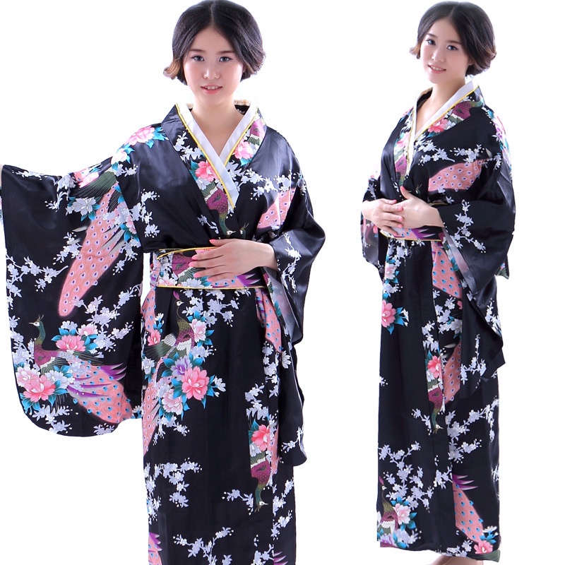 Trang Phục Kimono Truyền Thống Nhật Bản Hóa Trang Nhân Vật Yukata