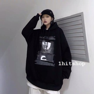 Áo Hoodie GƯƠNG MẶT Ulzzang Unisex (Túi 2 bên hông) 1hitshop
