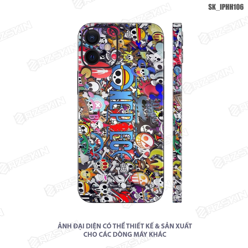Miếng Dán Skin Full Lưng Viền IP 7 - 14 Pro Max Pattern |SK_IPHH106| Chất Liệu Nhập Khẩu, Khuôn Cắt CNC, Dễ Dán Tại Nhà