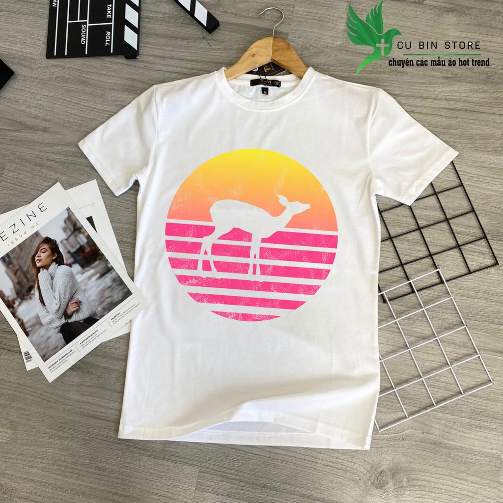 Áo thun from rộng mang hình con nai siêu đáng yêu mẫu mới nhẩt vừa ra mắt - p146