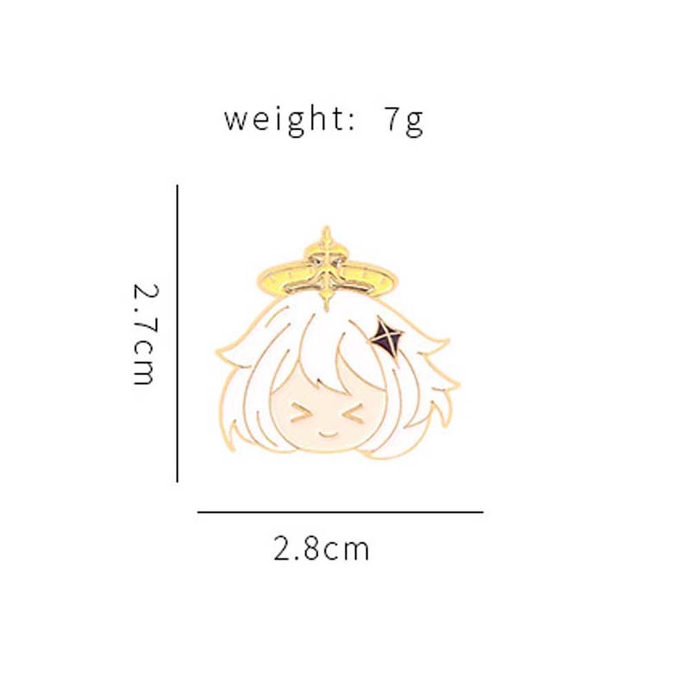 Ghim cài áo bằng kim loại họa tiết hoạt hình dễ thương bắt mắt