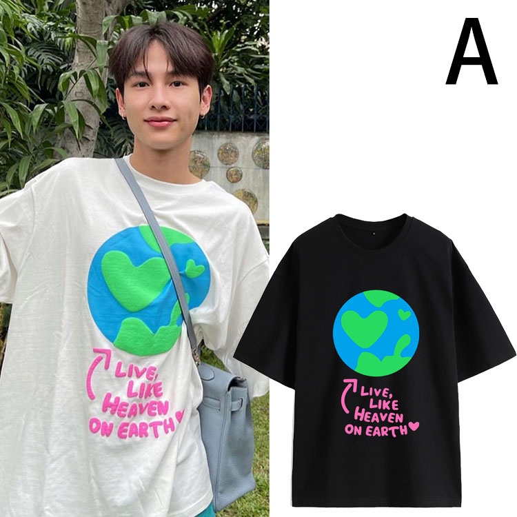 Áo Thun Cotton Tay Ngắn Dáng Rộng In Chữ Offgun Thời Trang Mùa Hè Hàn Quốc 2022