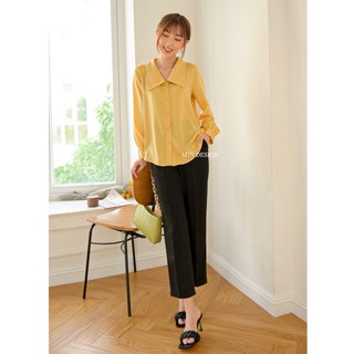 Quần đen kèm dây đai eo MIN DESIGN