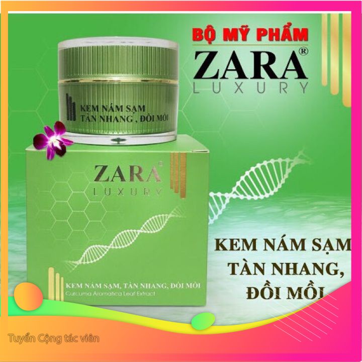 [[chính hãng] Kem Nám Sạm, Tàn Nhang, Đồi Mồi ZARA Luxury 20g-dưỡng trắng -mờ nám tàn nhang đồi mồi -ngừa lão hóa da