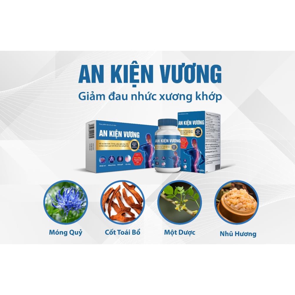 AN KIỆN VƯƠNG – Giúp bổ sung dưỡng chất cho khớp, trơn ổ khớp, tăng khả năng phục hồi khớp