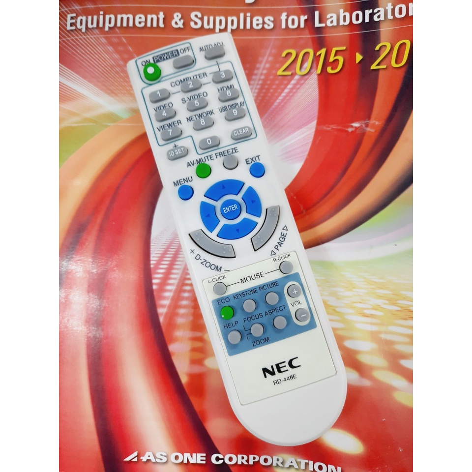 Remote Điều khiển máy chiếu Nec- Hàng chính hãng Nec theo máy mới 100% Tặng kèm Pin