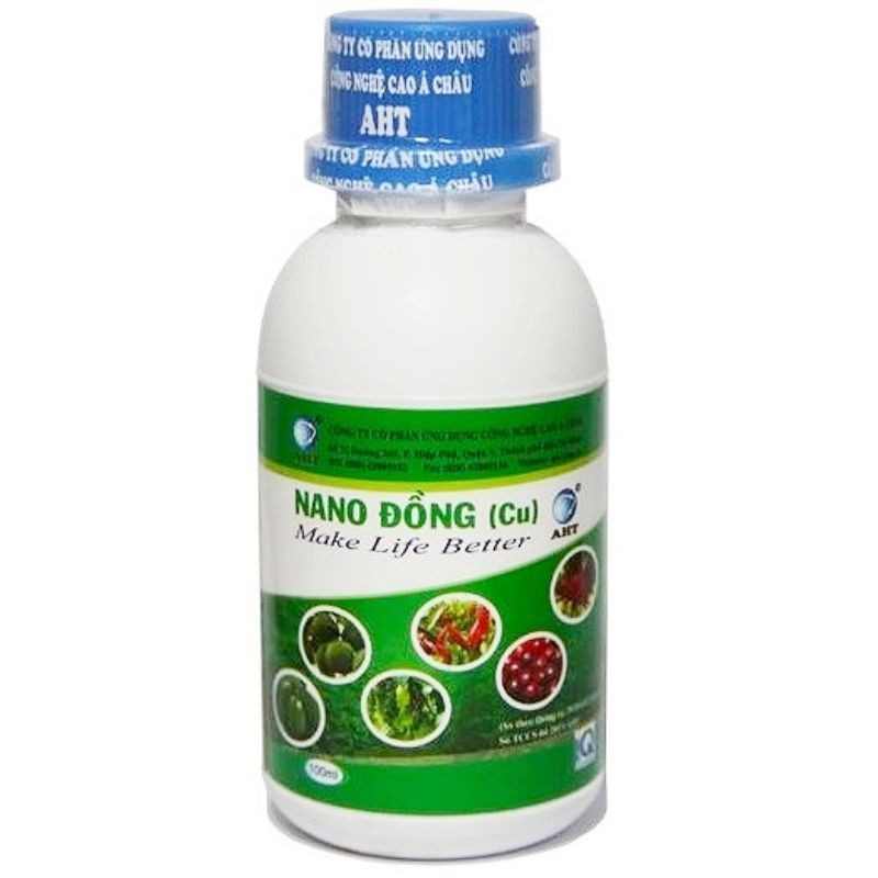 Nano Đồng (Cu) AHT Chống Rét, Diệt Nấm Khuẩn - 100ml