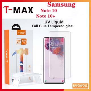 Cường lực Full Màn keo T-MAX UV Samsung Galaxy Note 10 / Note 10 Plus / Note 20 Plus Chính Hãng