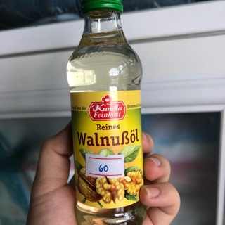 Dầu óc chó + dầu mè + trà lúa mạch + bún