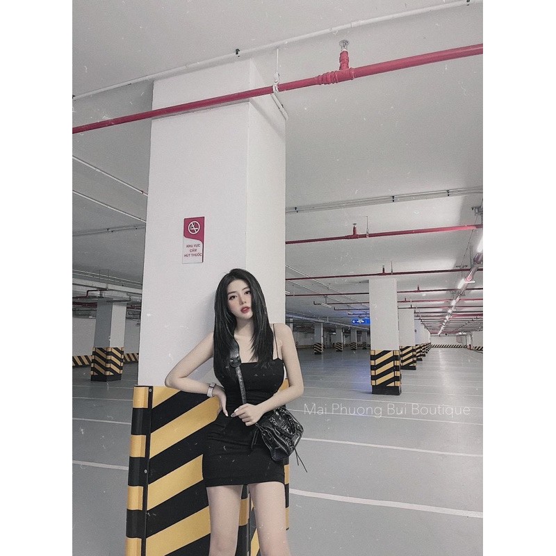 Đầm body 2 dây trơn nữ nhiêu màu ( len tăm ) - Carotshop | BigBuy360 - bigbuy360.vn