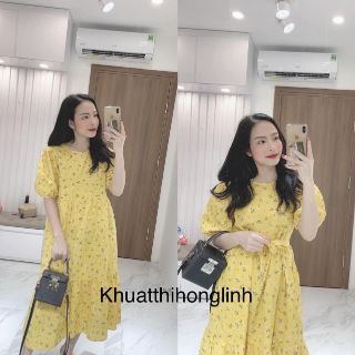 Đầm suông hoa nhí