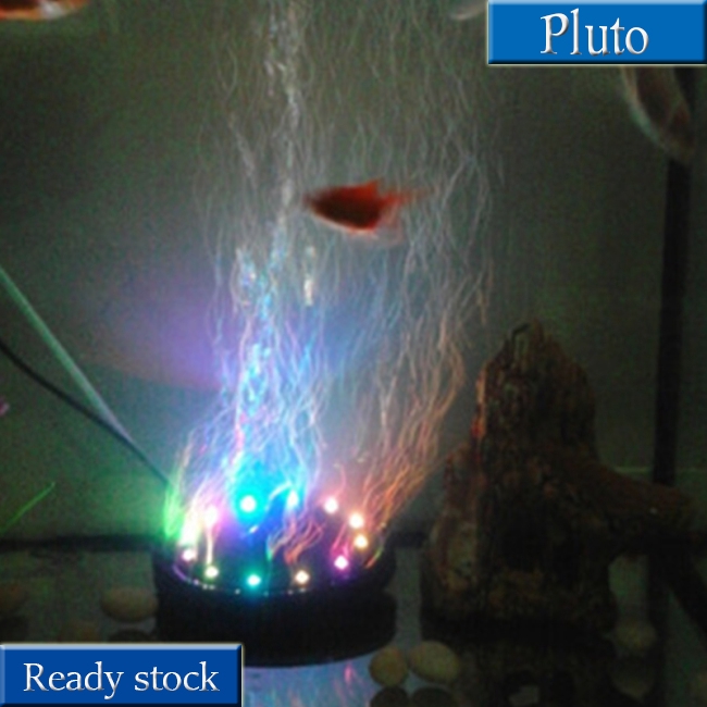 Đèn sủi bong bóng 12 bóng led hình tròn cho hồ cá kiểng