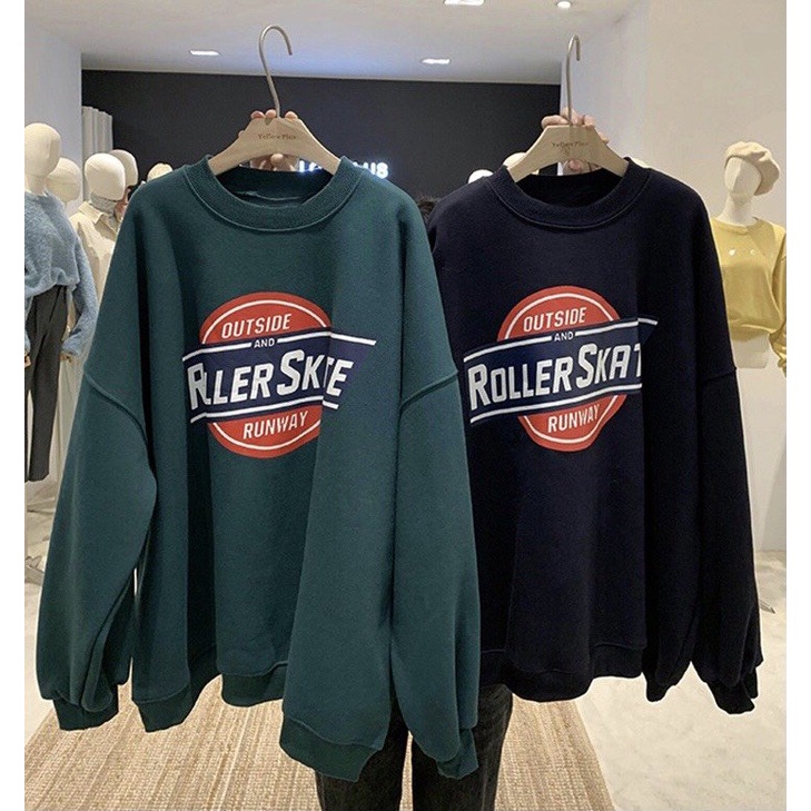 Áo hoodie 𝐍𝐈̉ 𝐎𝐔𝐓𝐒𝐈𝐃𝐄 ROLLER SKATE 4 màu unisex HOT HIT | BigBuy360 - bigbuy360.vn