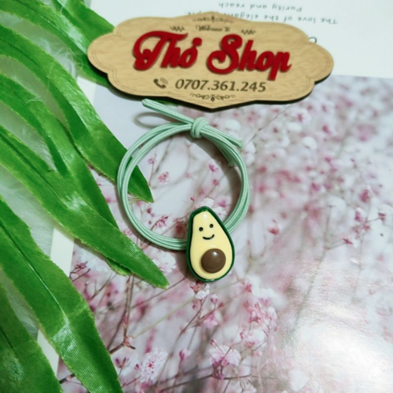 Dây cột tóc bơ xinh