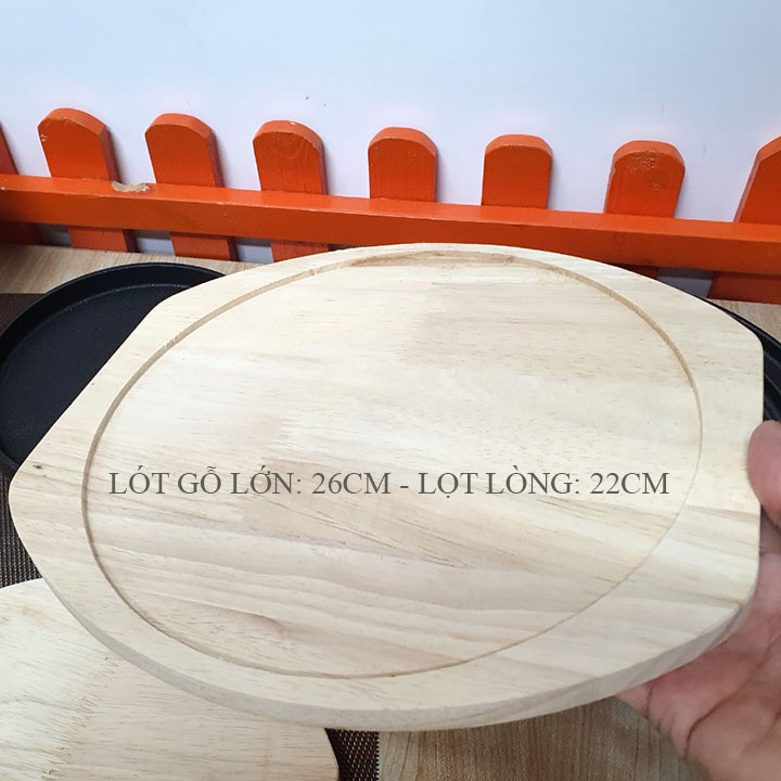 Đế Lót gỗ cho nồi chảo hình Oval tiện dụng