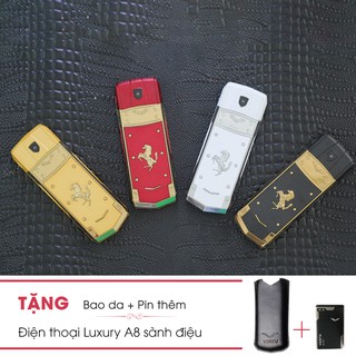 Điện Thoại Sang Trọng A8 Tặng thêm 1 pin + Bao da
