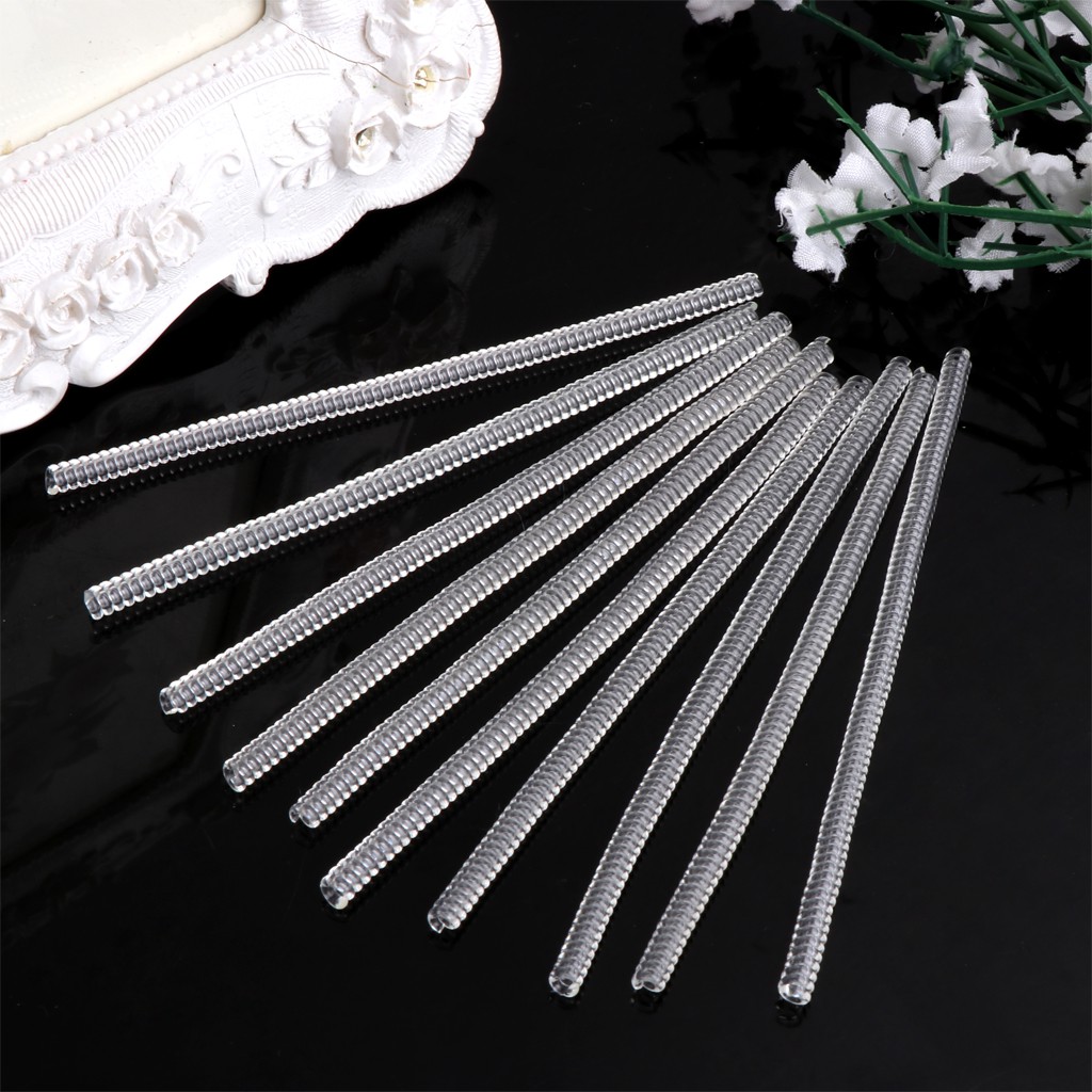 Bộ 10 dây điều chỉnh kích thước nhẫn trong suốt tiện dụng