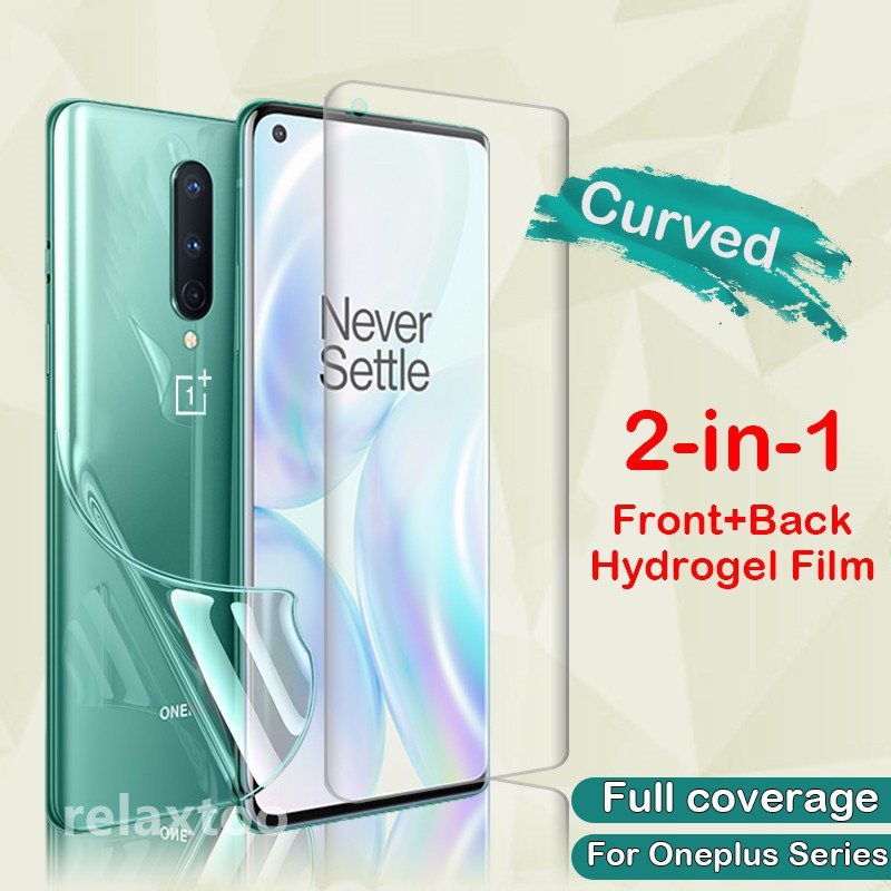 Màng dán cường lực trước và sau 2 trong 1 cho Oneplus 8 7 T 7t Pro