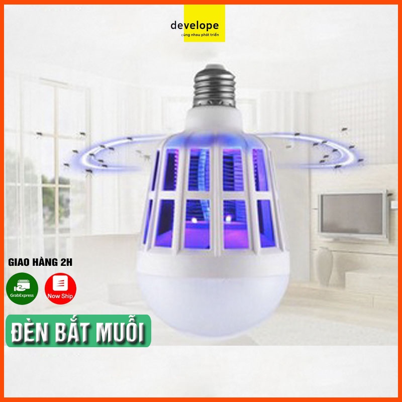 [XẢ KHO 3 NGÀY] Bóng đèn bắt muỗi và công trùng nhỏ bảo vệ bạn (9w)