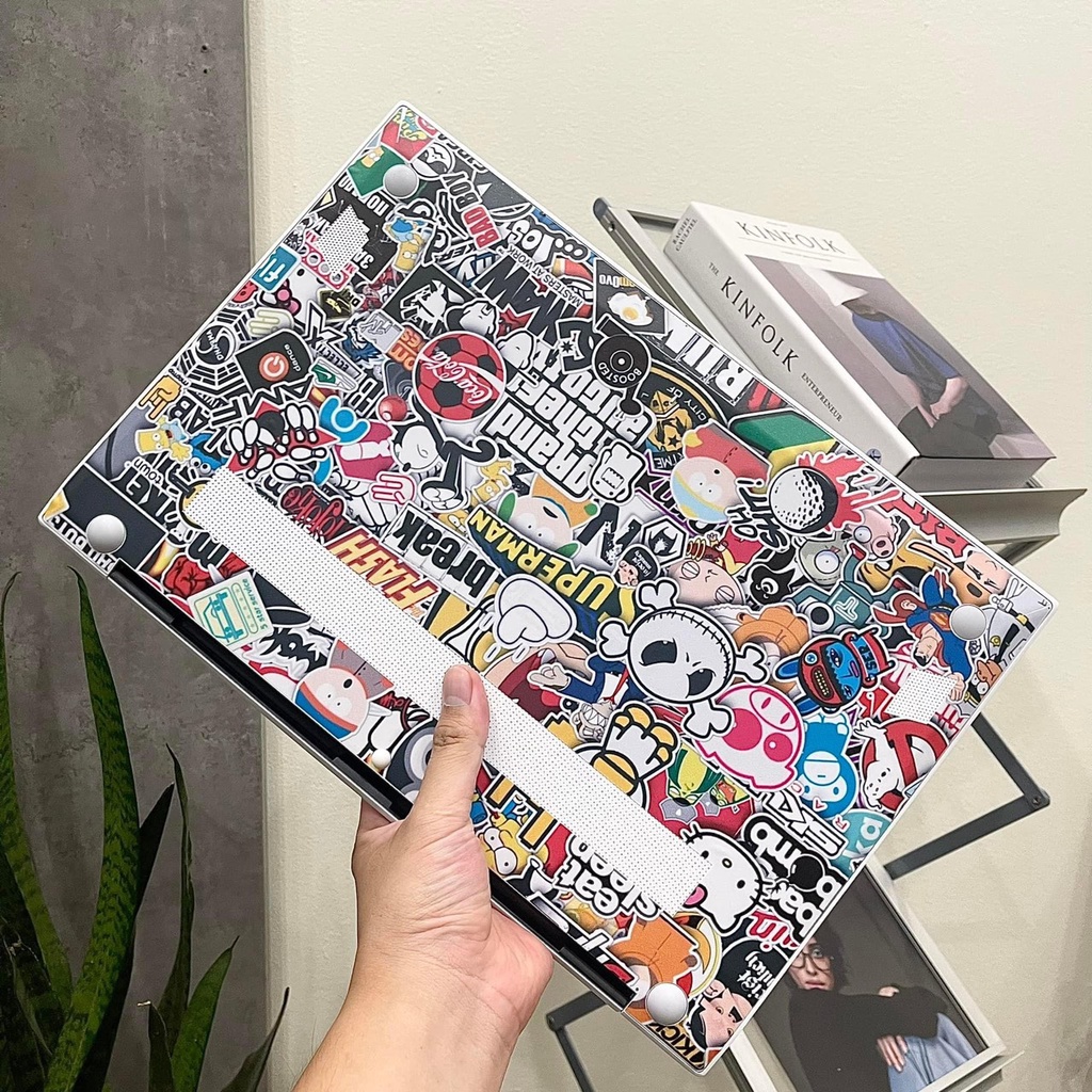 Miếng Dán Skin Laptop _ Mẫu Boom _ Skin Dán Laptop Cắt Sẵn Theo Từng Model Máy