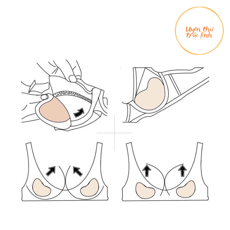 Miếng dán độn ngực, miếng dán độn trong áo giúp tôn ôm ngực uyenthu_truclinh shop