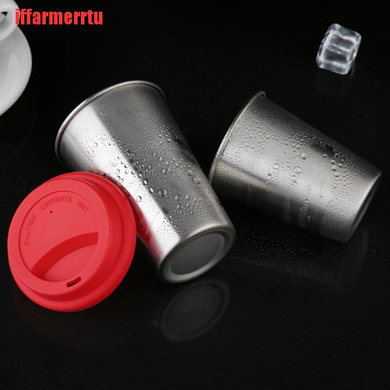 {iffarmerrtu}Stainless Steel Cup Mug Drinking Coffee Beer Tumbler Picnic Camping Travel Tools HZQ