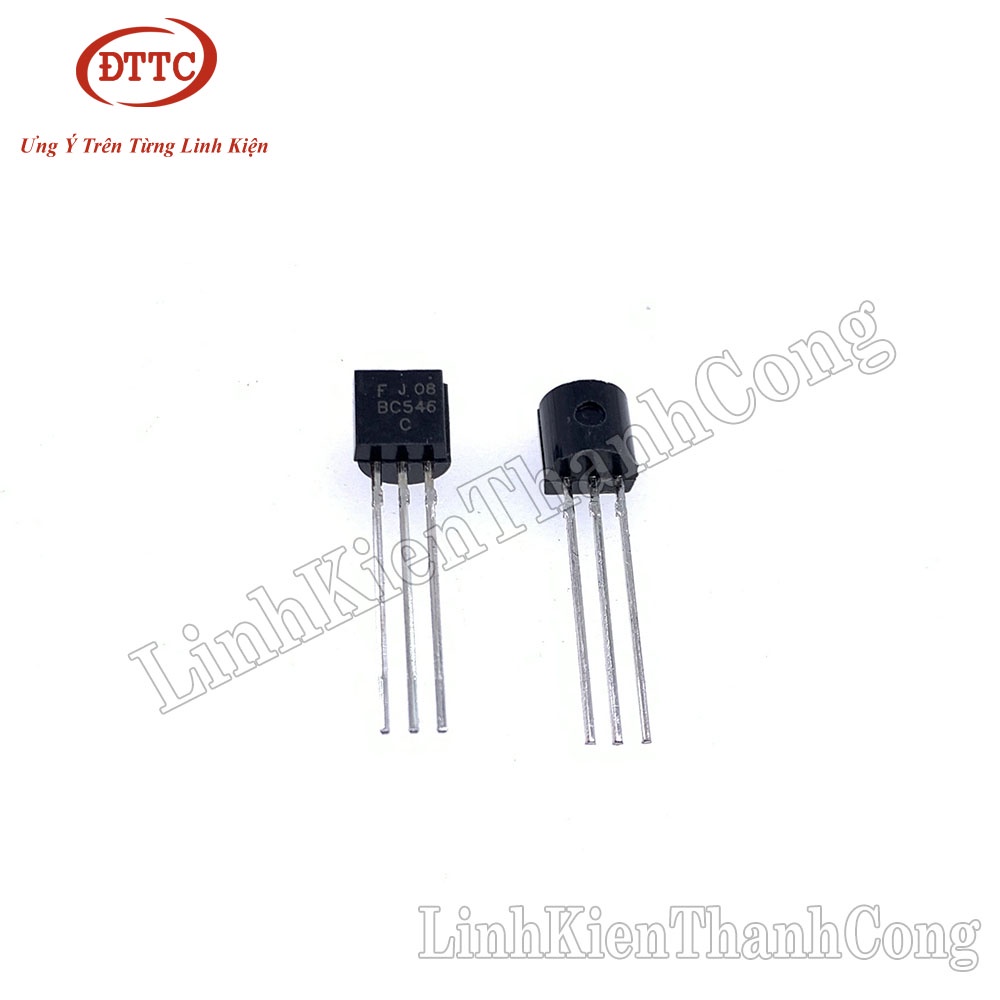 Bộ 2 Chiếc BC546 TRANSISTOR NPN 0.1A 65V TO92