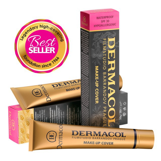 Kem nền che KHUYẾT ĐIỂM che HÌNH XĂM Dermacol Make-up Cover 30g