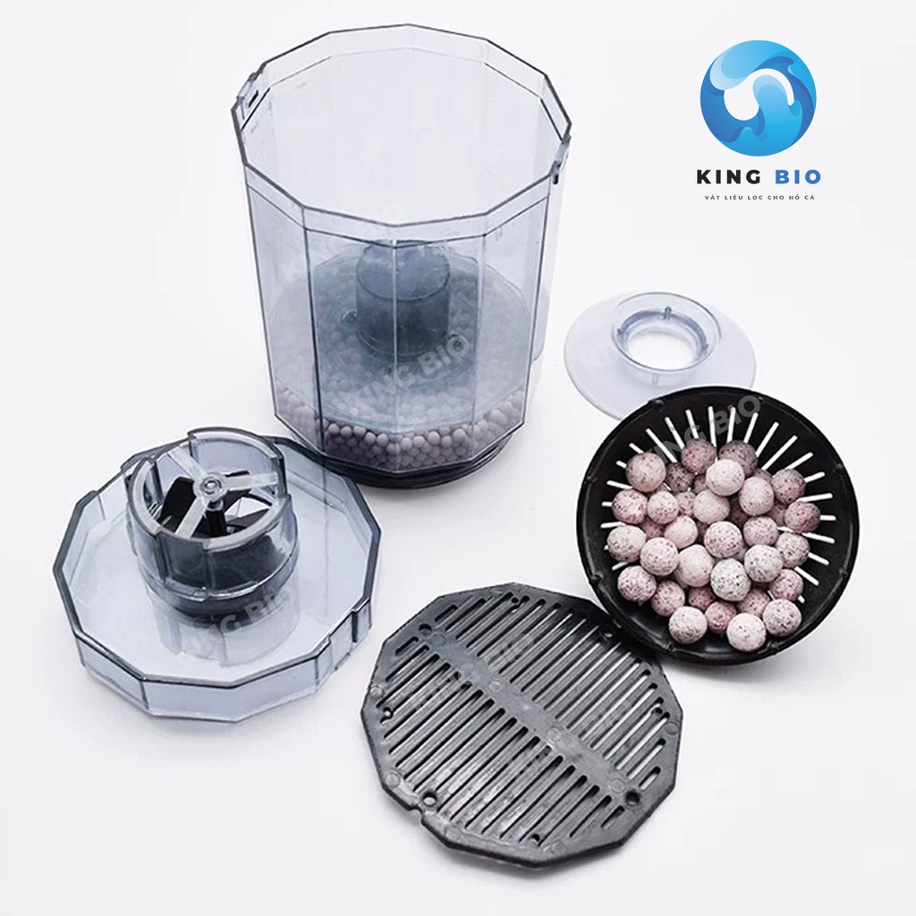 Thiết bị lọc bio kiểm sủi oxy - hút phân cặn cho bể cá