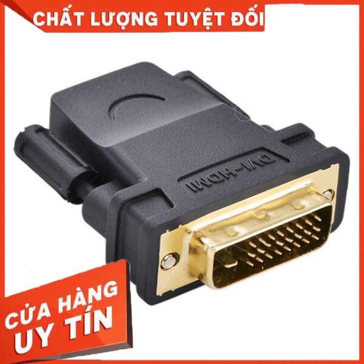 Đầu chuyển DVI (24+1) to HDMI (cái) Ugreen 20124 Hàng Chính Hãng