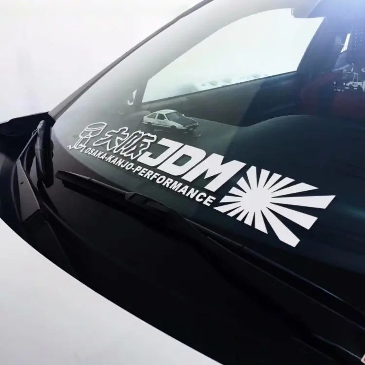 Miếng Dán Phản Quang P-a427 Osaka jdm Phong Cách Nhật Bản Chống Nước Trang Trí Cản Trước Sau Xe Hơi