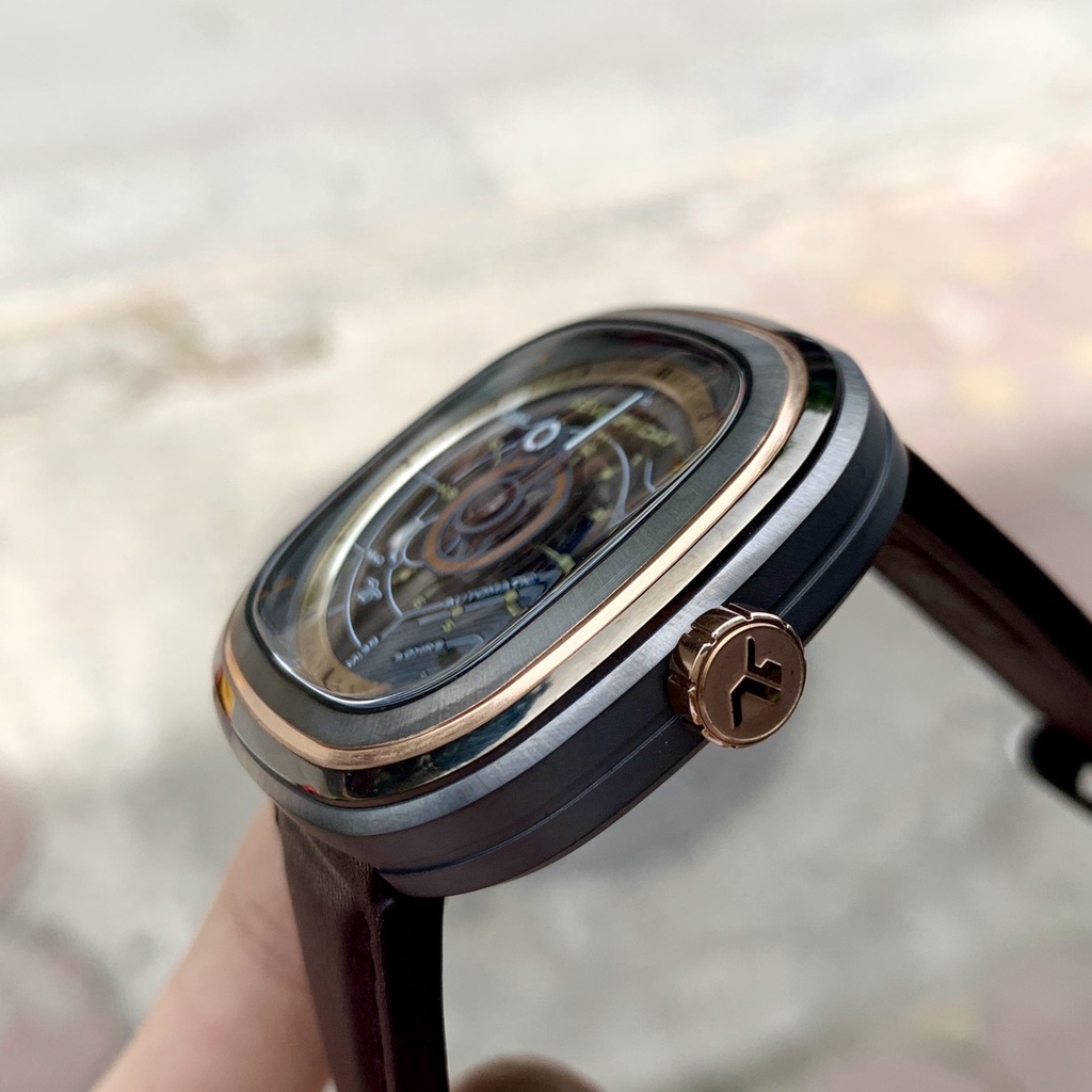 Đồng Hồ Nam  - Automatic - Hộp Gỗ, Sách, Thẻ Bảo Hành 2 năm , Khăn, Dây Cao Su Cao Cấp Tặng Kèm