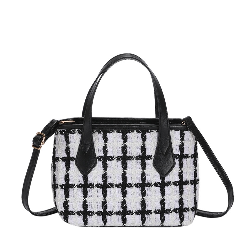 Túi Đeo Chéo Vai Bằng Vải Canvas Thời Trang Mùa Thu Đơn Giản Dễ Thương Cho Nữ