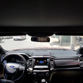 Thảm taplo da vân cacbon cao cấp ford everest 2017 - 2022